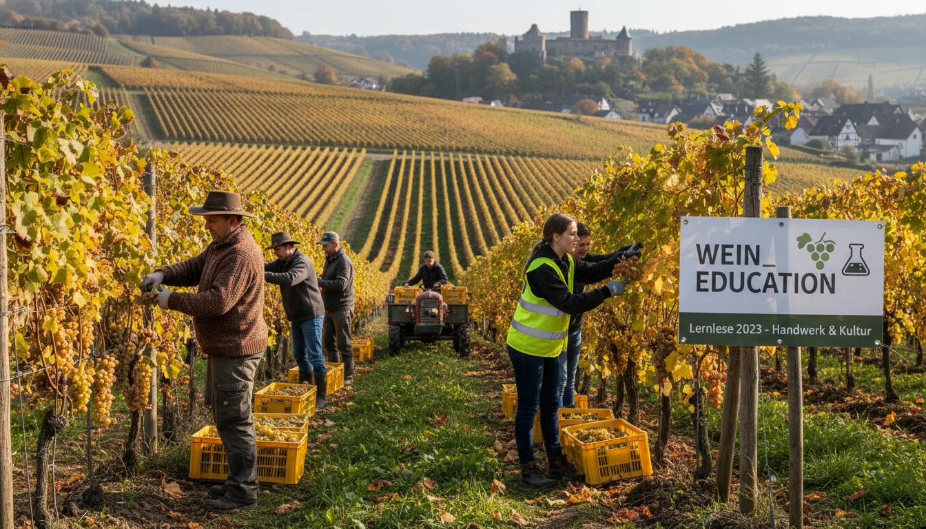 Weinlese im Herbst