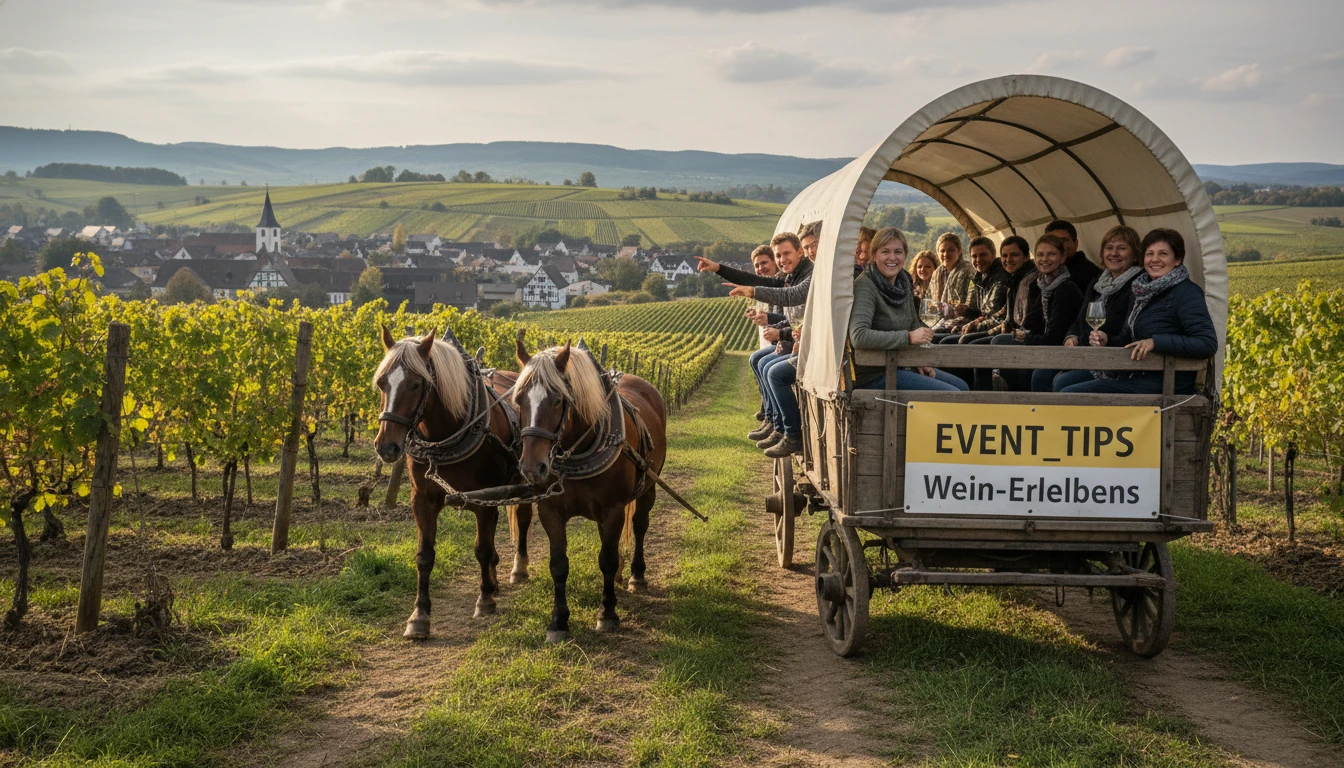 Weinberg mit Planwagenfahrt
