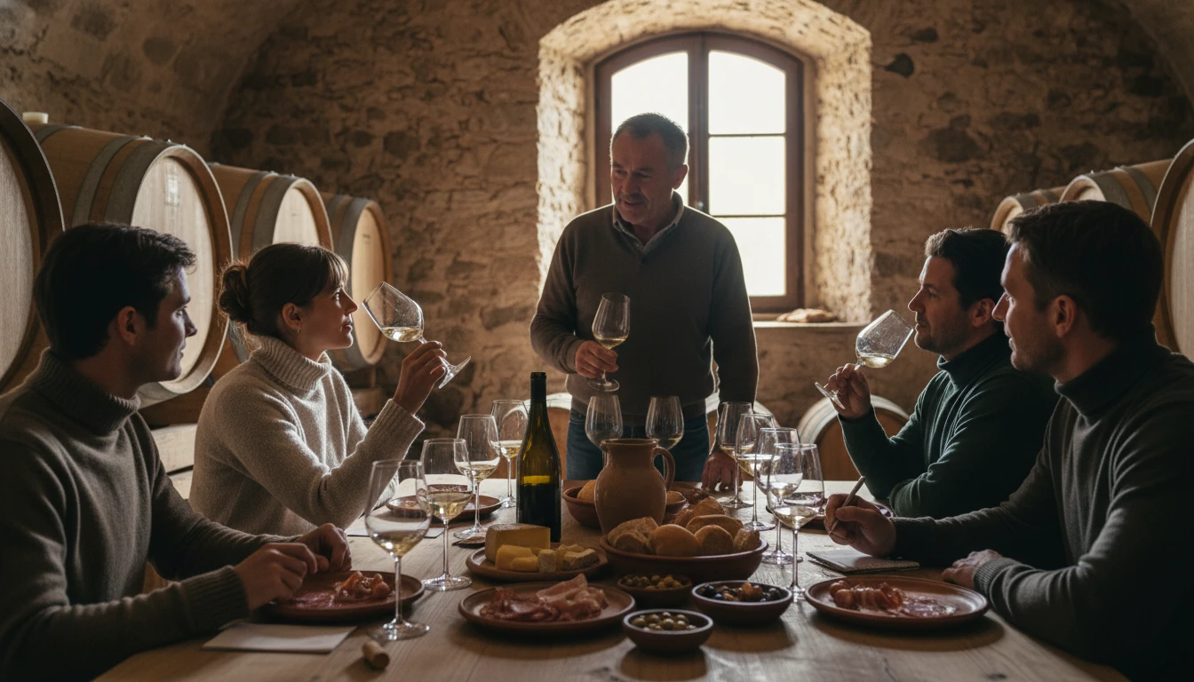 Weinprobe im Weingut