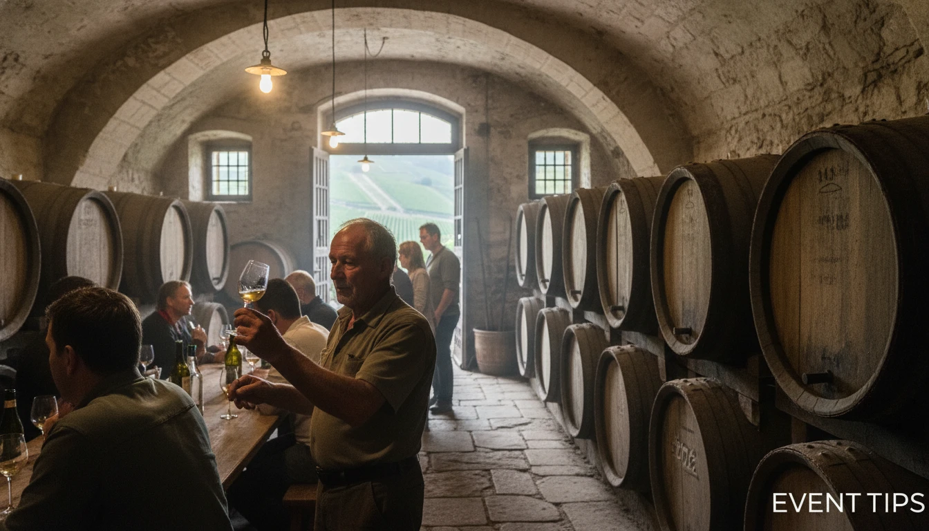Weingut mit historischen Kellergewölben